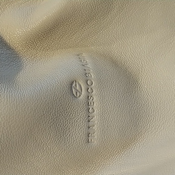 Grancesco Biasia Sheep Leather Cream Slouchy Boho Shoulder Bag - Picture 3 of 12